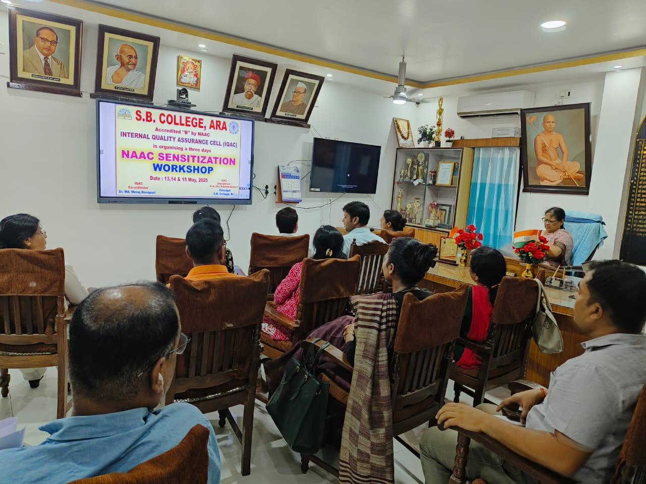 NAAC Sensitization Workshop Organized by IQAC